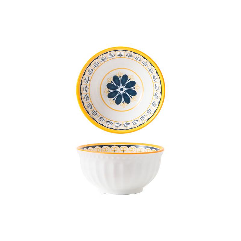 Nordic Retro Ceramic Rice Bowl
