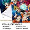 Dragon Ball Wall Tapestry Aesthetic Wall Hanging Printed Fabric Blanket Decorative Tapestries For Bedroom Living Room Home Decor