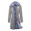 Women's Windcheaters Hooded Long Loose Coat with Side Pocket Outdoor Light Rain Windbreaker Hiking Jacket