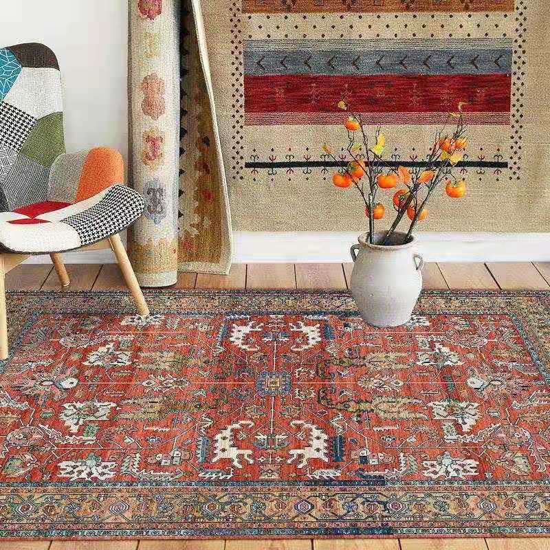 Český koberec Evropská ložnice Retro Obývací pokoj Konferenční stolek Koberec Koberec v etnickém stylu Home Decor Koberec 
