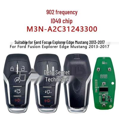 Compatible with Ford Focus & Mustang Remote Key ID49 Chip 902MHz M3N-A2C3124330