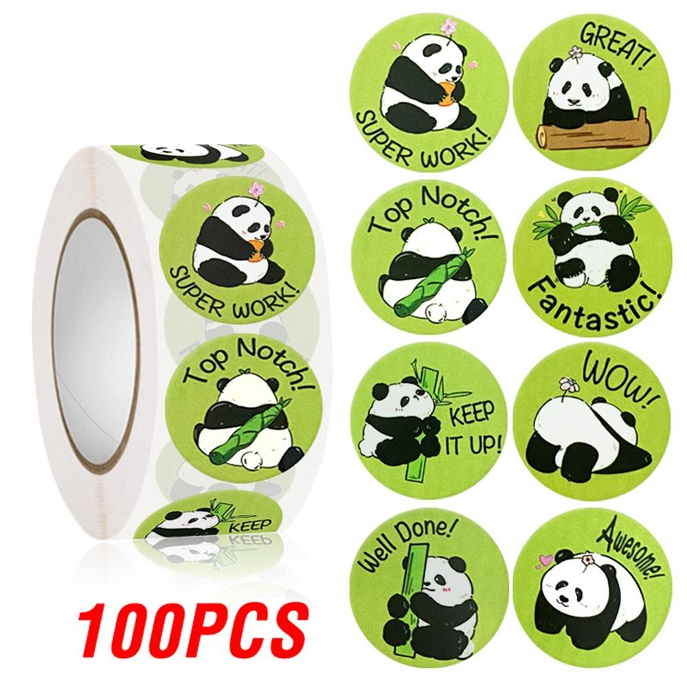 100-500Pcs High-Quality Cute High-Quality Animal High-Quality Panda High-Quality Stickers High-Quality For High-Quality Envelope High-Quality Praise