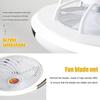 Electric Fan 50cm Intelligent Ceiling Fan with Lamp Bedroom Decorative Ventilator Lamp Smart APP Control With Remote control