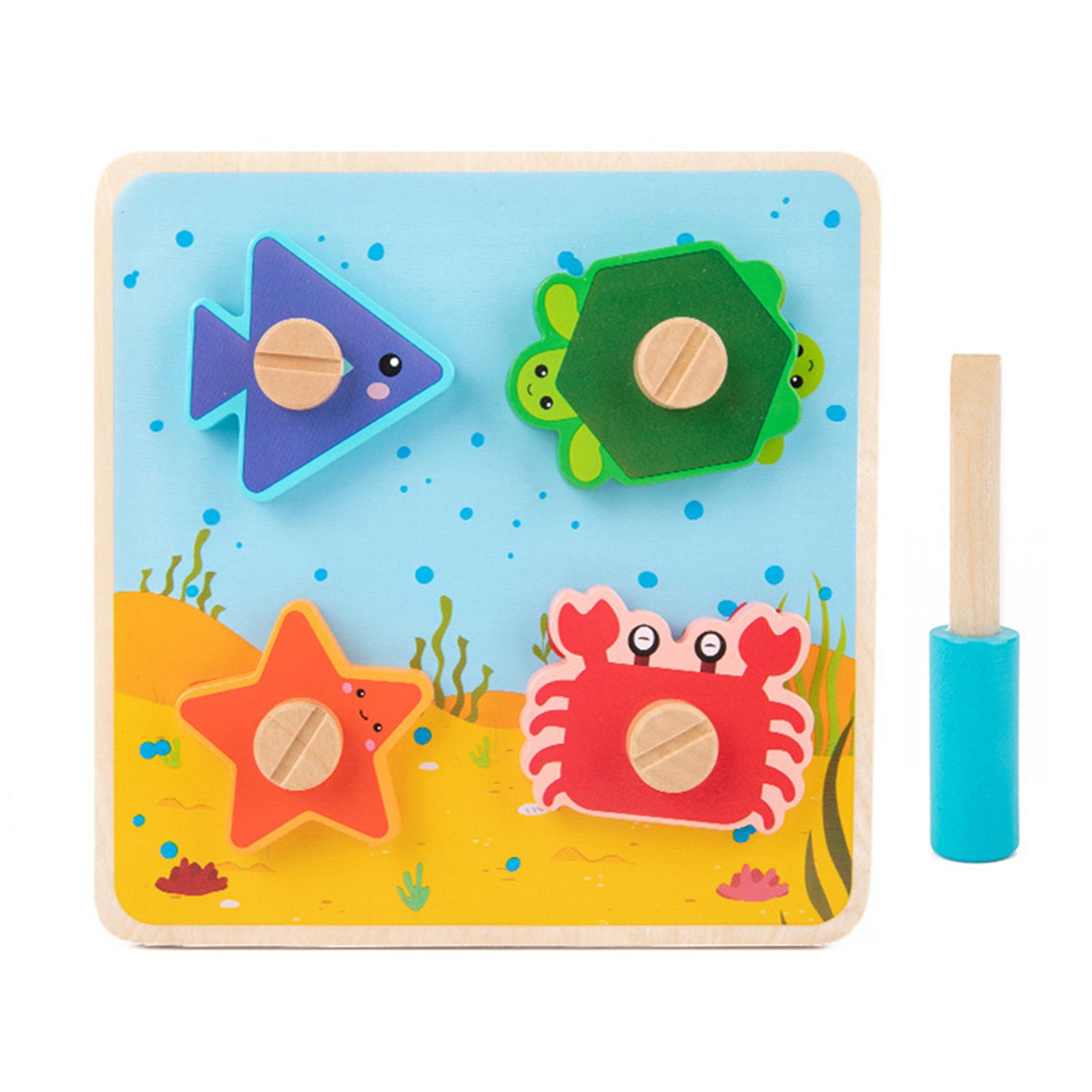 

3D Puzzles For Kids Wooden Educational Puzzles Toy Baby Learning Toy