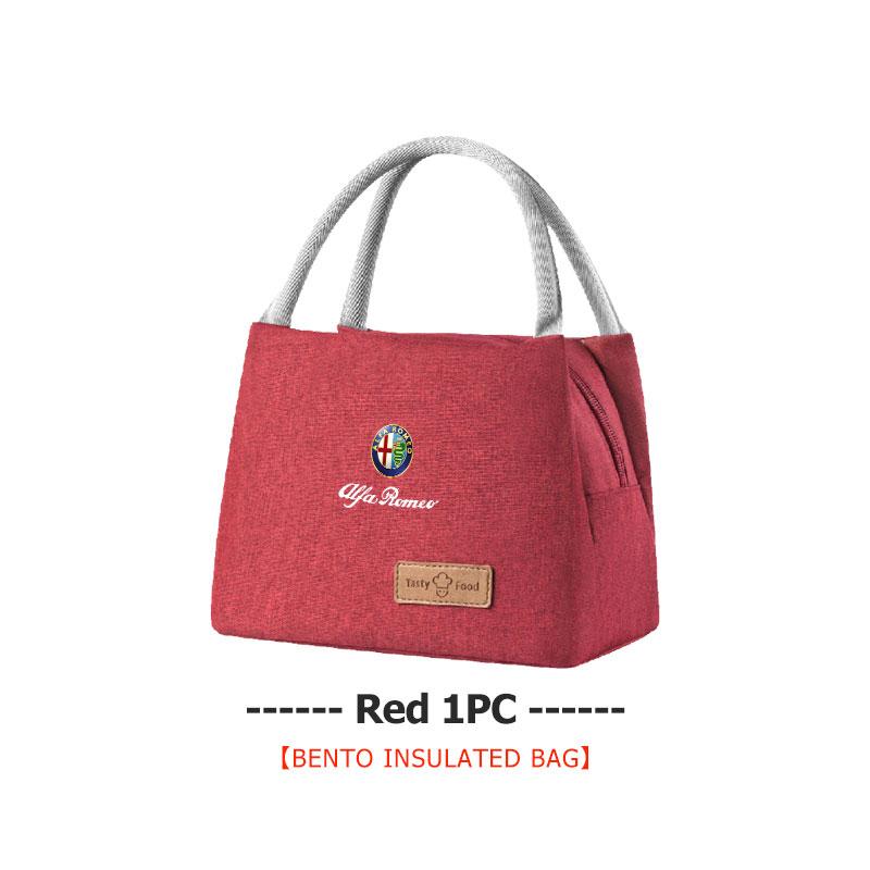2026 Heiße Alfa Romeo Auto Tragbare Wasserdichte Bento Isolierte Tasche Isolierte Lunchbox Zubehör Für Alfa Romeo Giulietta GT 159