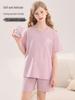 2026 Girls' Lycra Cotton Pajamas: Breathable, Cool Homewear Set for Kids