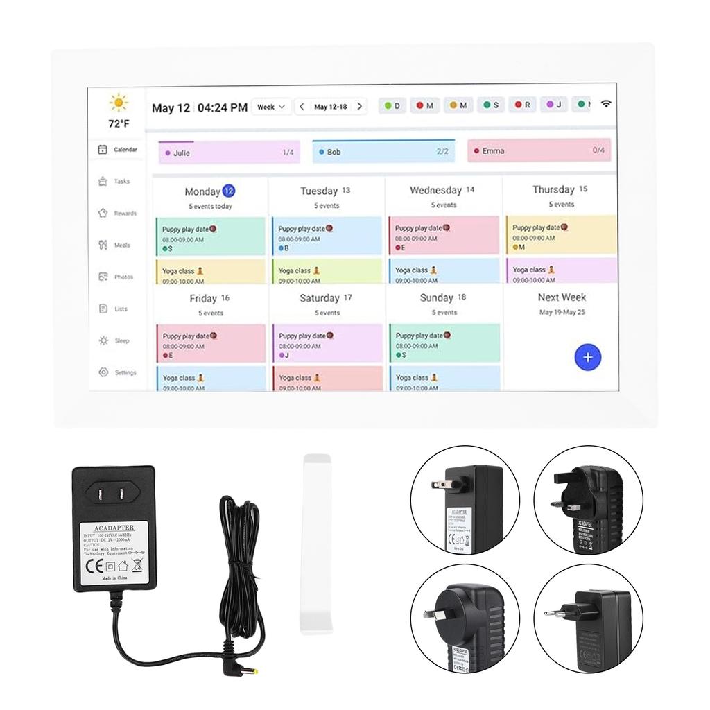Smart Digital Calendar 1080P 15.6 Inch Touchscreen WiFi Interactive Display Digital Picture Frame Calendar Planner with APP for