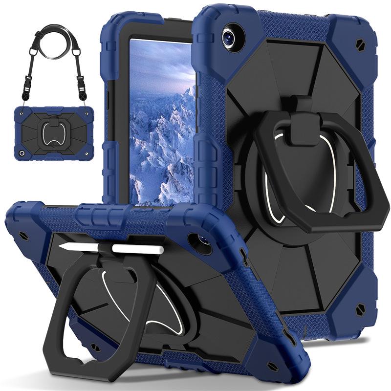 Samsung A11 11-Inch Tablet Case: Rotating, Color Block, Anti-Fall Protective Shell
