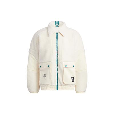 adidas Neo X Jujutsu Kaisen Co-Branded JJTK Jacket With Back Print And Zipper Men Jacket White HZ2427
