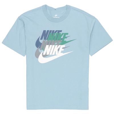 Alphabet Logo Print Breathable Sports Short Sleeve T-Shirt Men Tops Blue DV3317-494