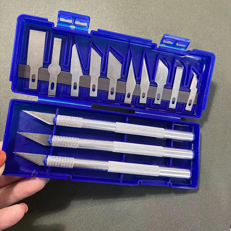 

Набор из 13 алюминиевых ножей для резьбы и гравировки для резки бумаги и художественного моделирования