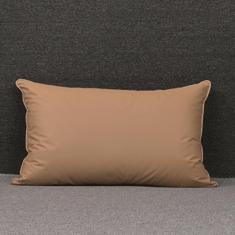 Hotel White Goose Down Feather Pillow for Home & Dorm