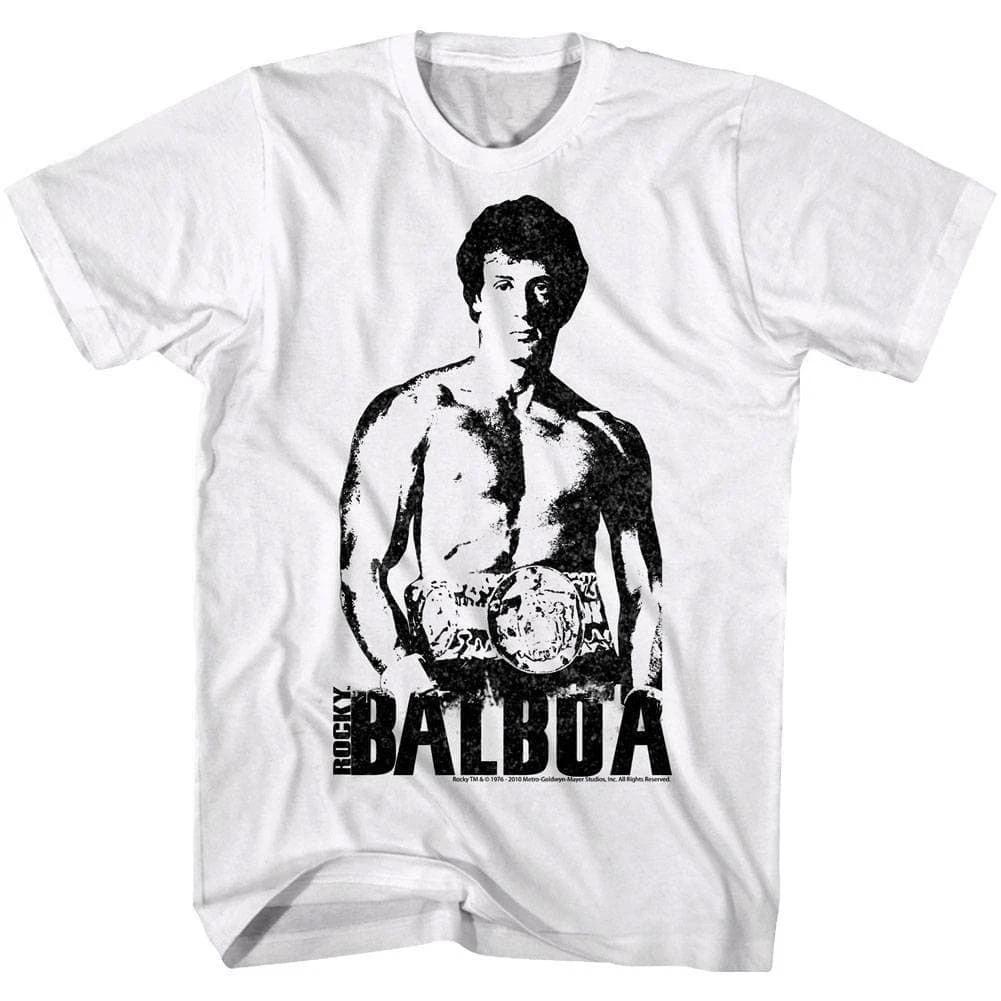 Rocky Balboa Towering Champion Men s T Shirt 4XL