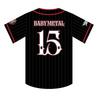 BASEBALL JERSEY Unisex Button‑Up Summer Shirts Short Sleeve Gothic Style Graphic Print Clothing Men Women Tops