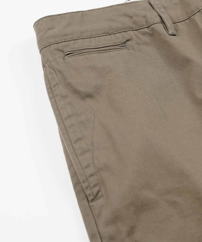 FRIZMWORKS Washed Officer Chino Pants _ Mud