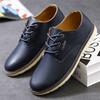 2025 summer men's leather shoes casual waterproof shoes low-top shoes Korean version trendy men's shoes wear-resistant and non-slip work men's shoes