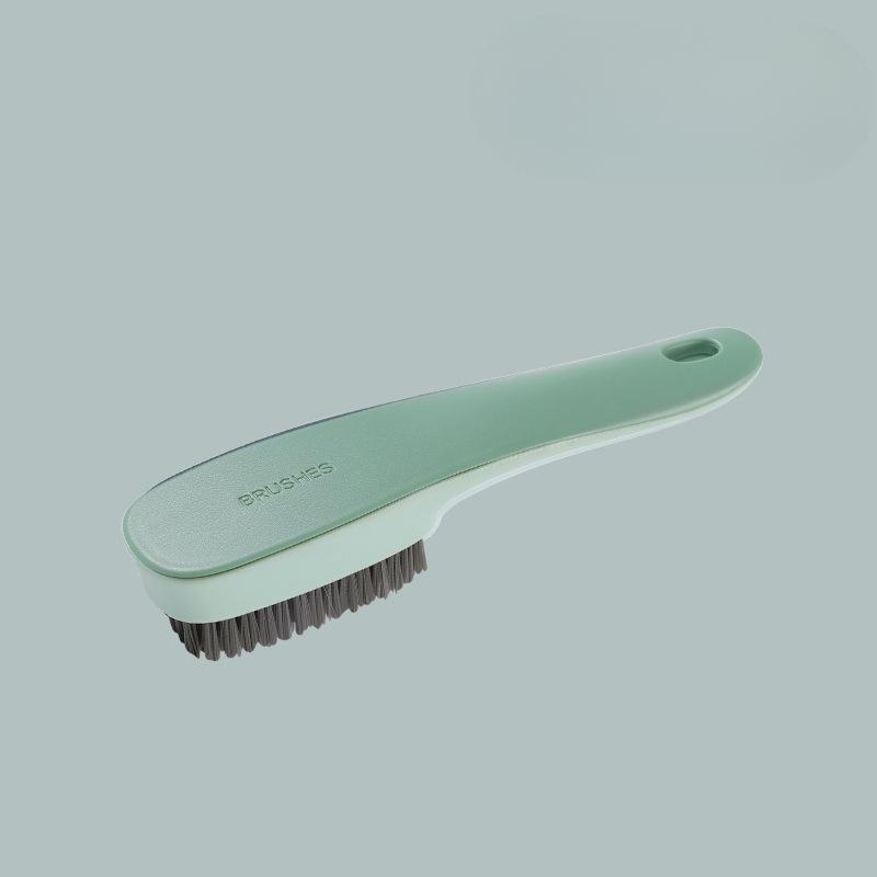 

1 шт., щетка для чистки обуви, пластиковая щетка для чистки одежды, бытовой инструмент для чистки белья, аксессуары для чистки белья зелёный