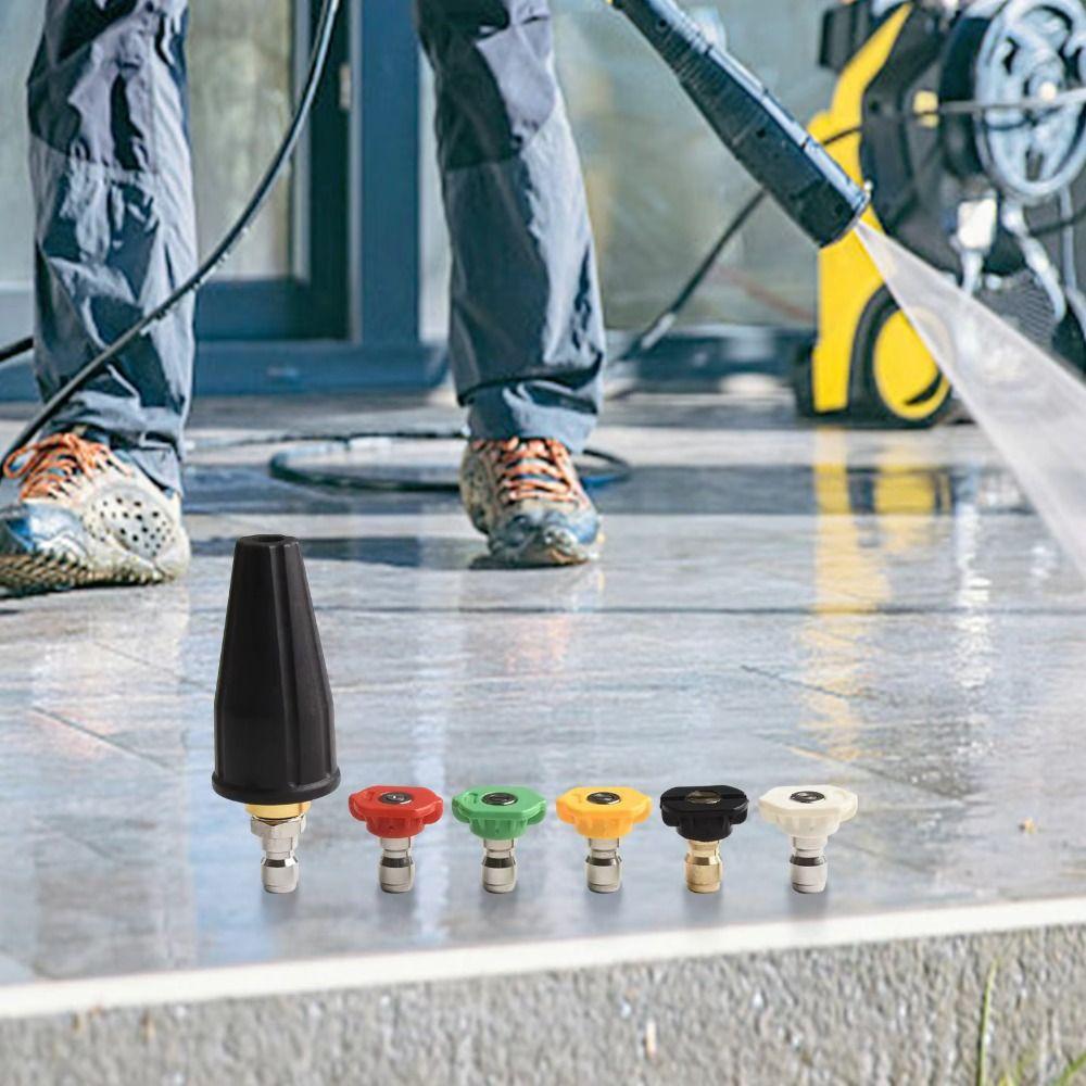 Stainless Steel Turbo Rotary Nozzle Solid Brass Turbo Spray Tips  Car Cleaning