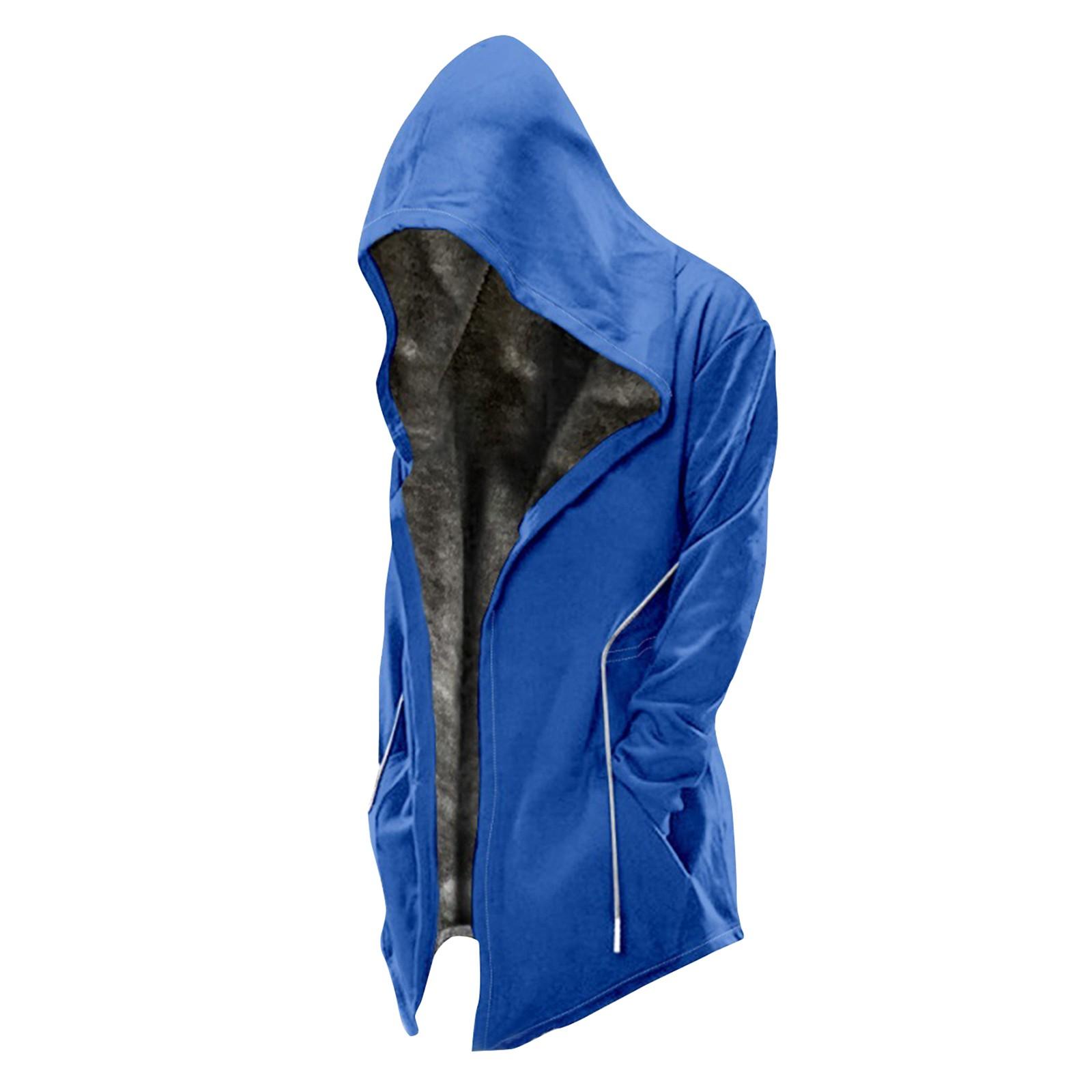 Мужская однотонная бархатная утолщенная длинная куртка Мужская повседневная куртка — фото 17