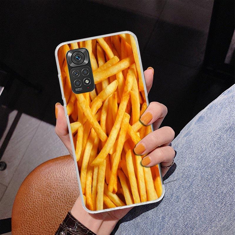 Food Fries Beer Cheese Sushi Cookie Phone Case For Xiaomi Redmi Note 15 14 13 12S 12 11 Pro Plus 14S 11S 11E 10 10S 11T 5G Perso