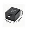 1Pcs 2 Pin Flasher Relay Turn Signal Indicator Controller 12V Led Motorcycle Flasher Buzzer For Car Accessories
