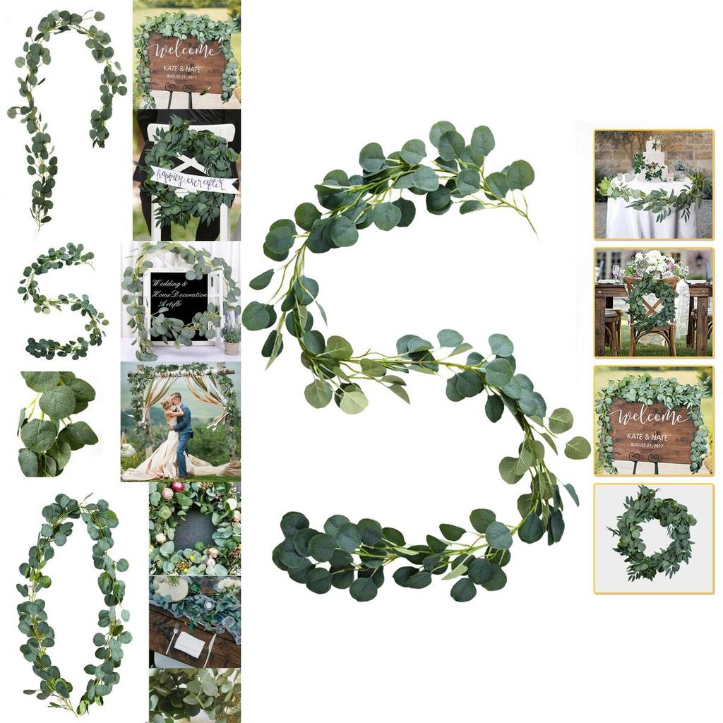 Beautiful Green 2m Fake Ivy Vine For Backdrops And Wedding Decorations