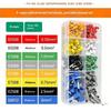200 To 1900Pcs Electrical Tube Insulated Terminal Kit Ve Tubular Crimp Terminals Efficient Terminal Connectors
