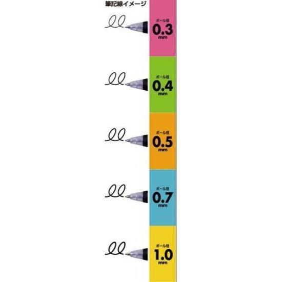 Zebra Sarasa Clip Red of 0.7mm JJB15-R (Pack 10)