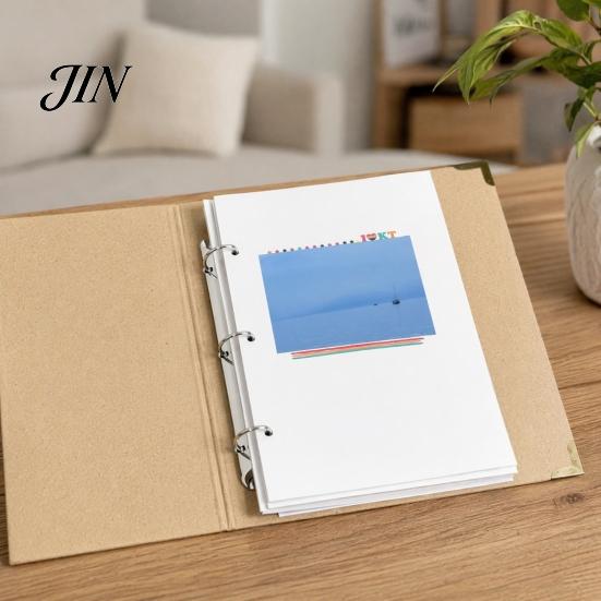 Verschleißfestes Fotoalbum mit losen Blättern DIY-Album, Hardcover Scrapbook Kompressionsfestes Andenken für Hochzeitstag Baby