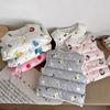 Children Baby Down Cotton Vest Girl and Boy Lightweight Padded Cartoon Vest Jacket Autumn Winter Infants Clothing