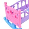Assembly Dollhouse Bed Accessories Miniature Models Cute Cradle Unpainted