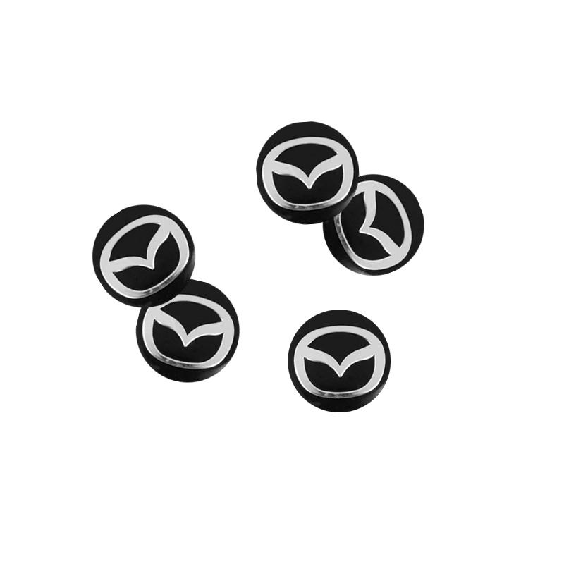 5/10Pcs Car Remote Key Logo Metal Emblem Stickers For Mazda 2 3 6 5 Atenza CX3 CX5 MX5 CX7 Axela CX30 CX90 CX60 CX50 MX30 CX9 RX