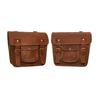 Handmade Leather Motorcycle Saddle Bags: Royal Enfield, Harley, Cruiser