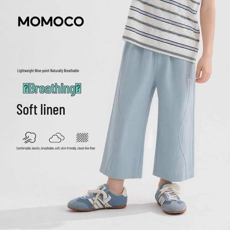 MOMOCO Boys 2026 Summer Fashion Casual Cropped Pants 120