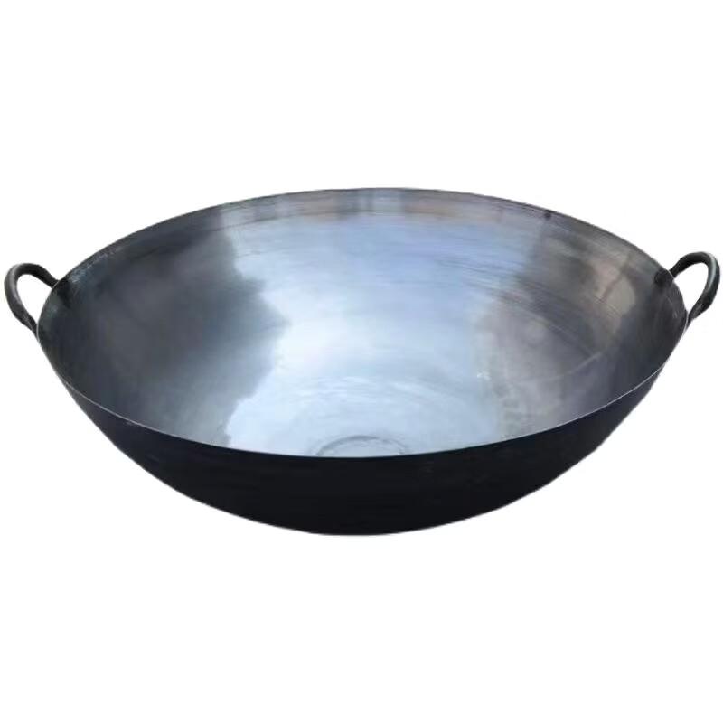 Extra Thick Wrought Iron Double-Handle Wok