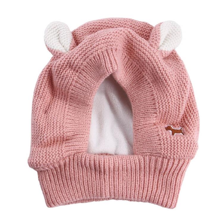 

Dog Neck and Ear Warmer for Large Dogs Anxiety Relief and Calming Hoodie Hat розовый