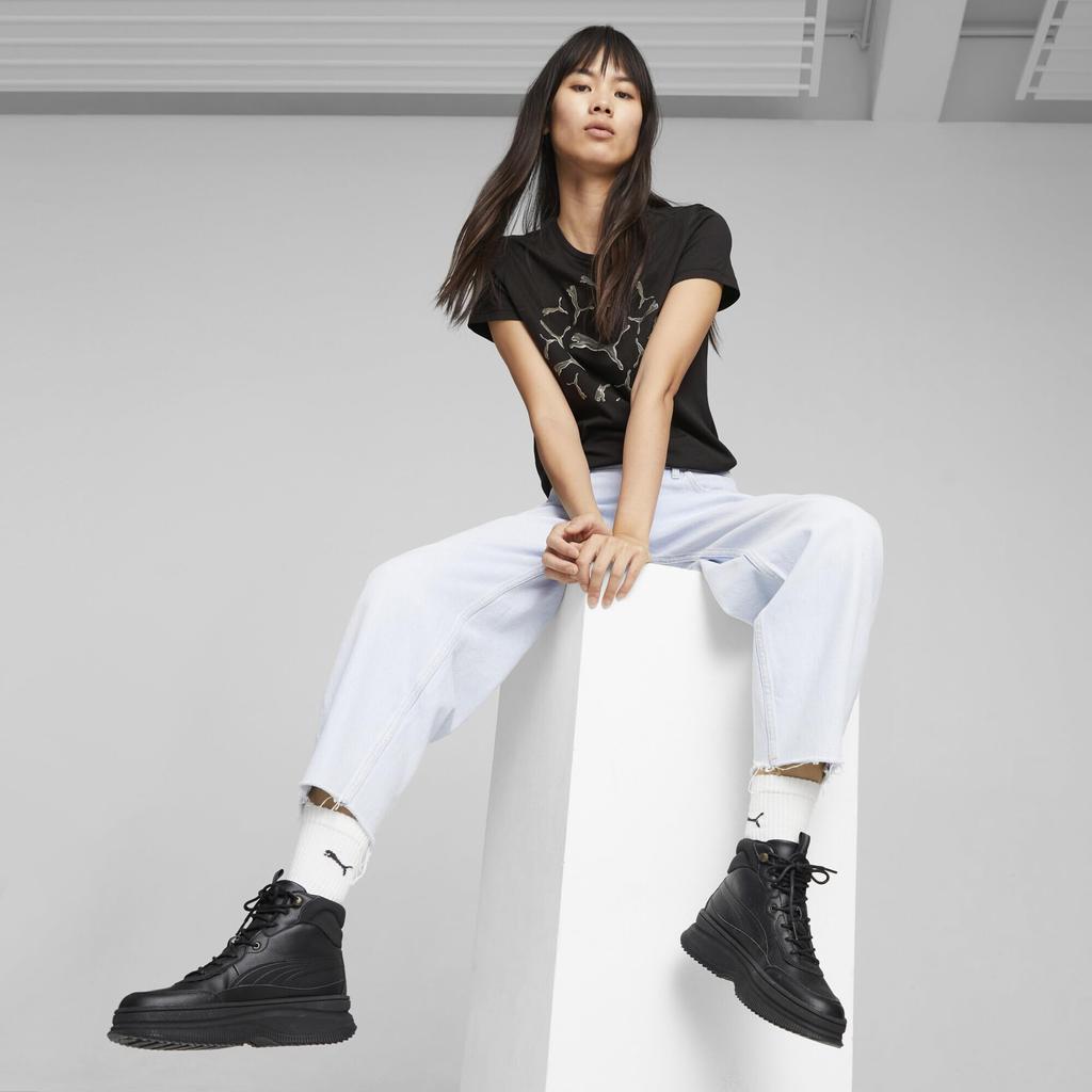 Puma Myla Snow Training Puma Size Cm Shoes, 392316, Women's, Black/Puma Black/Strong Gray, 23.0