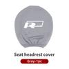abcd1 Car Seat Headrest Protective Cover Anti-Dirty Pillow Protector For VW Passat Golf Tiguan Polo Scirocco Jetta CC T-ROC Touareg