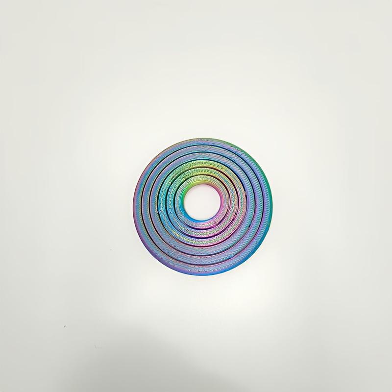 

1 individually packaged 3D-printed rotating finger ring, made of PLA, a brain-teasing toy for adults різнокольоровий