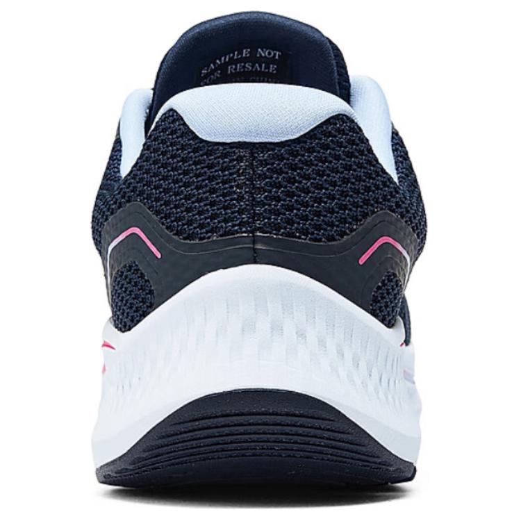 Skechers Go Run Lightweight Comfortable Low Top Running Shoes Women Sneakers Blue White 128614-NVBL