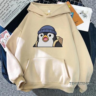 Penguen Kapüşonlular 2022 İlkbahar/Sonbahar Patates Amaç Sprey Kadın/erkek Kazak Anime Valorant Hoodie Kawaii Giyim Unisex Sudaderas Unisex