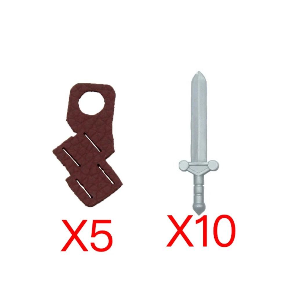 Mittelalterliche Burgsoldaten Actionfiguren Baustein Drache Anime Ritter Zubehör Kriegspferd Miliz Helm Schild Spielzeug Geschenk B15