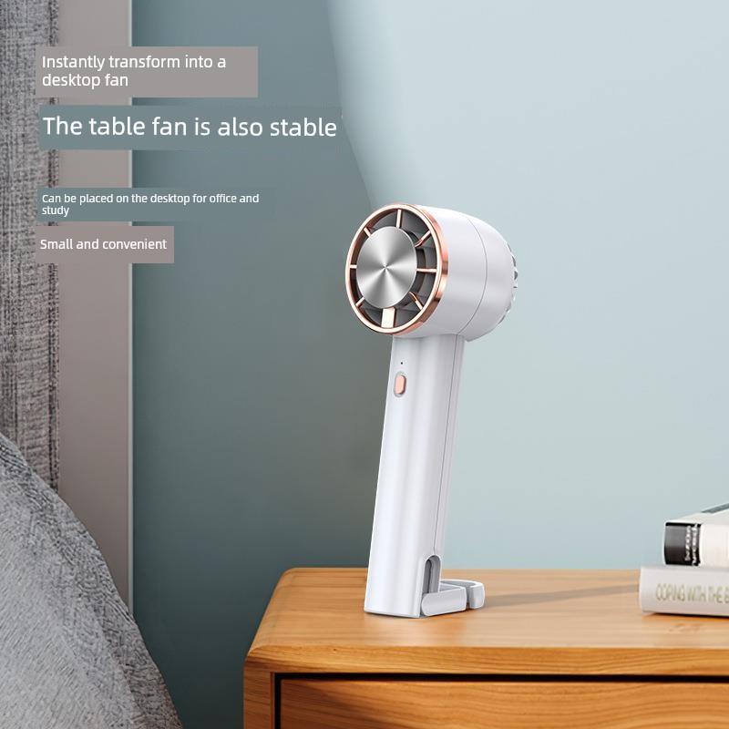 2024 New Model Cold Compress Fan with Semiconductor Cooling, Portable Mini Fan with Carabiner for Outdoor Use