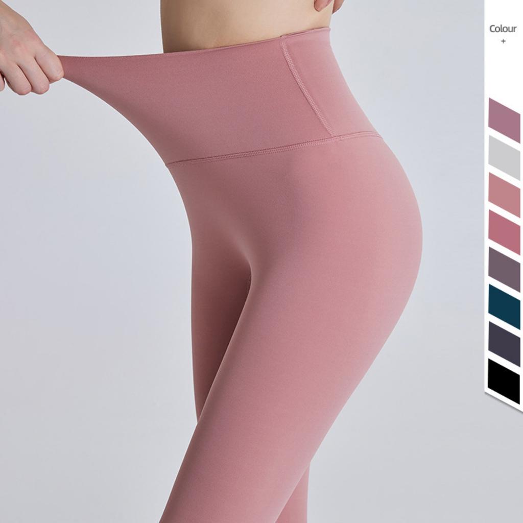 Pantaloni da yoga fitness a vita alta da donna