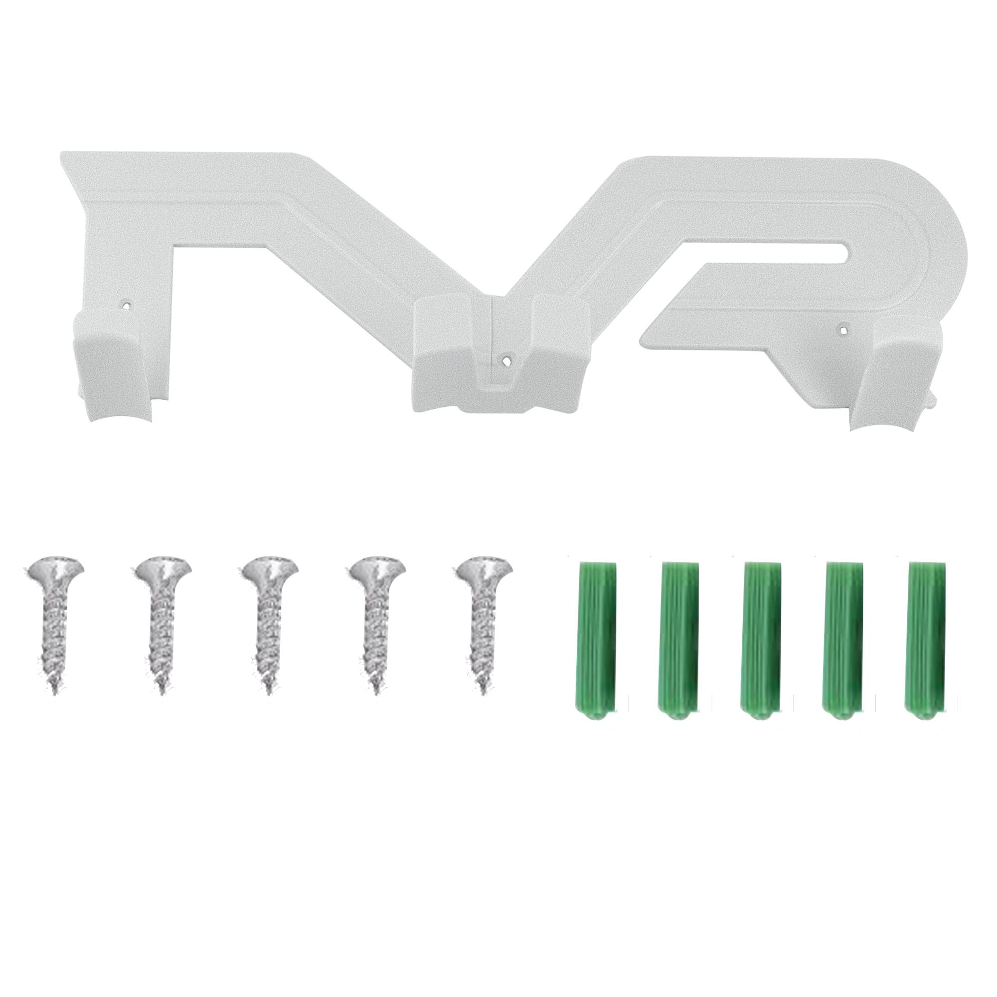 

Универсальная настенная подставка VR для контроллера Meta Quest 3/2/Pro, держатель для хранения гарнитуры, кронштейн для аксессуаров Pico 4 белый