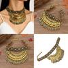 Ethnic Style Vintage Necklace With Water Wave Chain For Women Jewelry Accessory