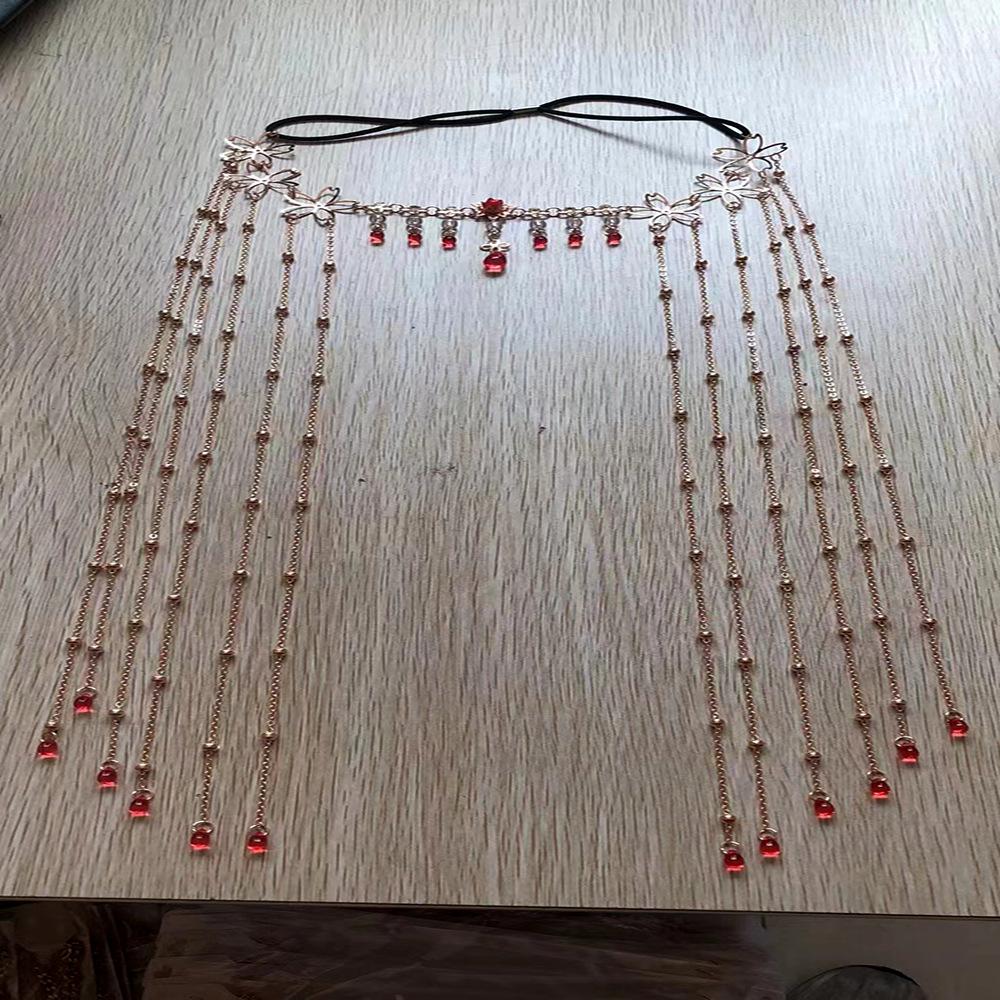 Flower Tassels, Eyebrows, Retro Fairy Drops, Hairpins, Curtains, Foreheads, Hanfu Antique Hair Accessories.