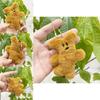 Cute Cartoon Teddy Bear Keychain Plush Pendant Bag Decoration 9cm