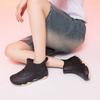 2025 new women waterproof rain boots for women fake lace up ankle rubber rain shoes non-slip four seasons woman Water boots