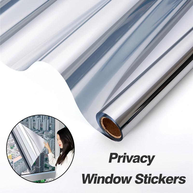 Eénwegspiegel Sticker Muurplakker Spiegelsticker Raam Privacyfolie Lichtblokkerend Verduisterend Glasfolie Warmte-isolerende Folies